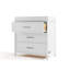 Commode 3 tiroirs classique avec plateau à langer amovible-112881163