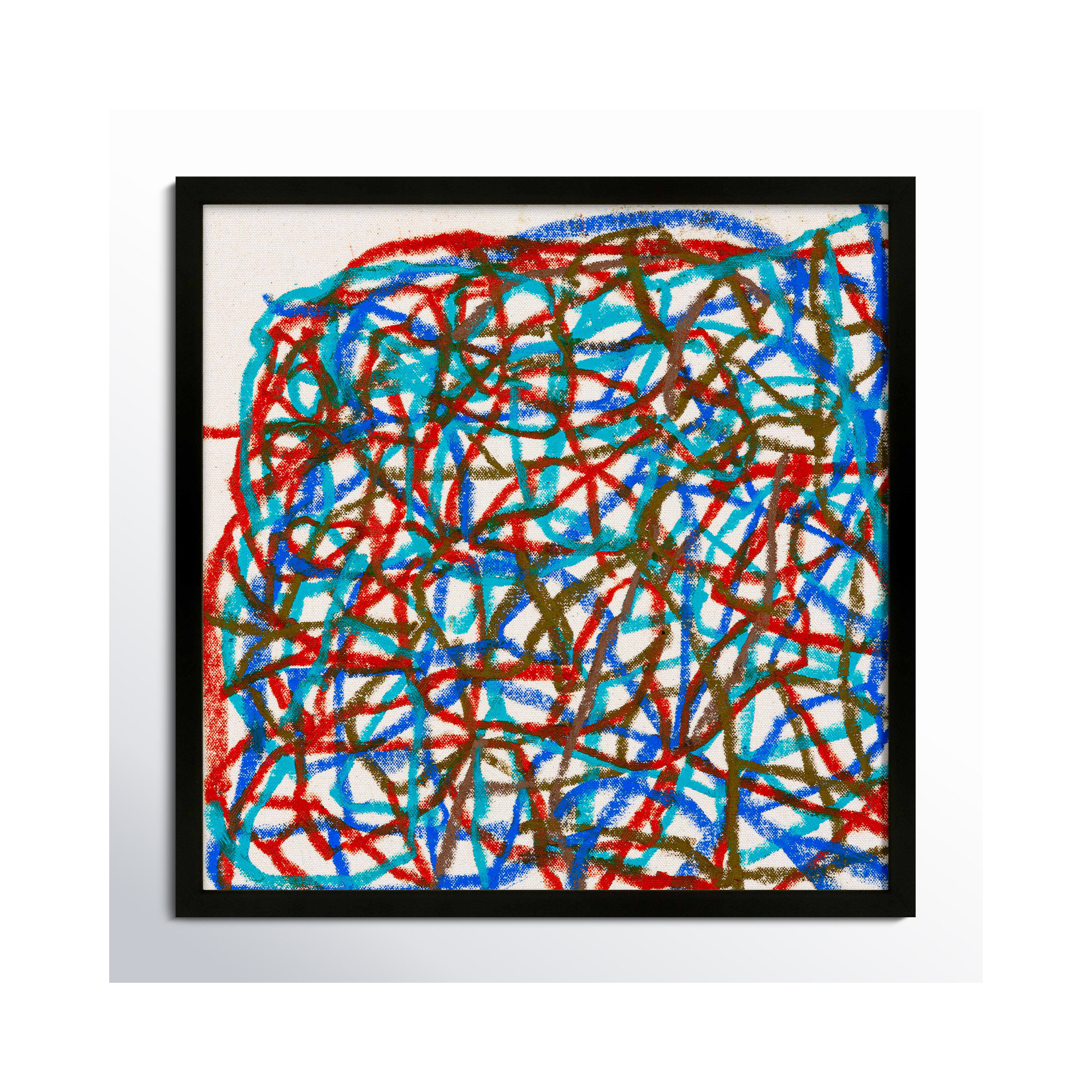 Expedition by Stephanie Dennis, Black, 16" H x 16" W  x 1.25" D