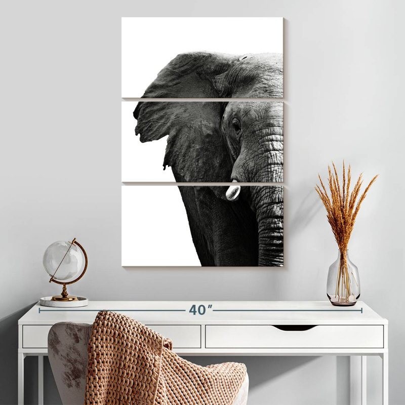 Brampt Wrinkled African Elephant, 32" H x 20" W