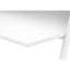Bureau d'ordinateur, bureau personnel, ordinateur portable, tablettes de rangement, L 48 po, travail, stratifié blanc, métal blanc, contemporain, moderne-114208897