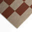 Tapis d'intérieur et d'extérieur à carreaux brun-30099185