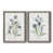 Toile avec cadre gris