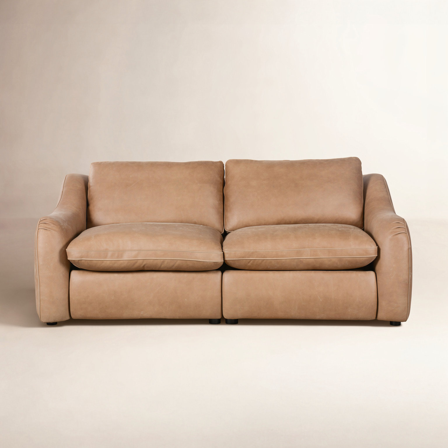 Tallulah 83" Genuine Leather Reclining Sofa