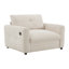 Fauteuil à siège large avec chargeur à deux ports, conception capitonnée et mousse haute densité-749307271