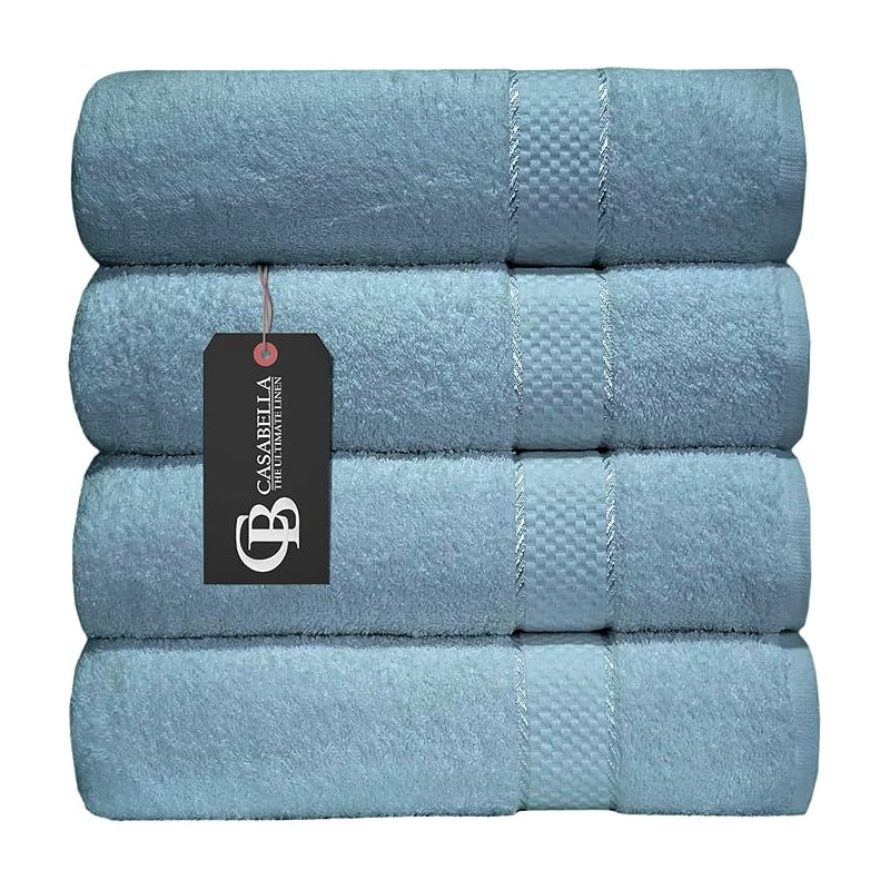 Berberich Midweight Bath Sheet, Smoke Green