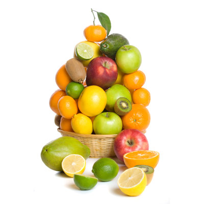 Fruit Basket - Wrapped Canvas Print