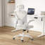 Chaises de bureau ergonomiques réglables, conception à mailles métalliques pour le bureau à domicile