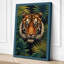 Tiger in the Jungle Tropical - Wrapped Canvas-753654237-753654239