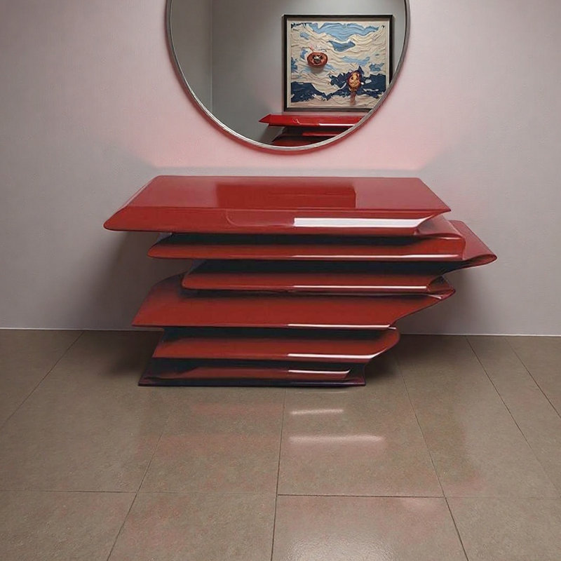 Table d'entrée moderne et multifonctionnelle, H 31,5 po x l 39,37 po x P 15,75 po