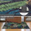 Tapis lavable à motif floral moderne-2096714671
