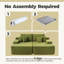 Canapé-lit 83,87 po avec matelas double