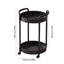 Rack Table d'appoint Tablette de rangement Table basse Table de chevet Chariot de rangement Support de rangement pour bureau de chambre à coucher-1896055878