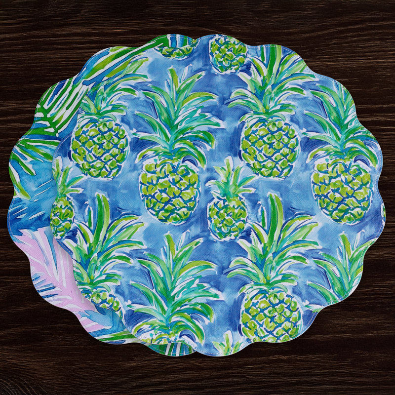 Vida Vinyl Round Placemats