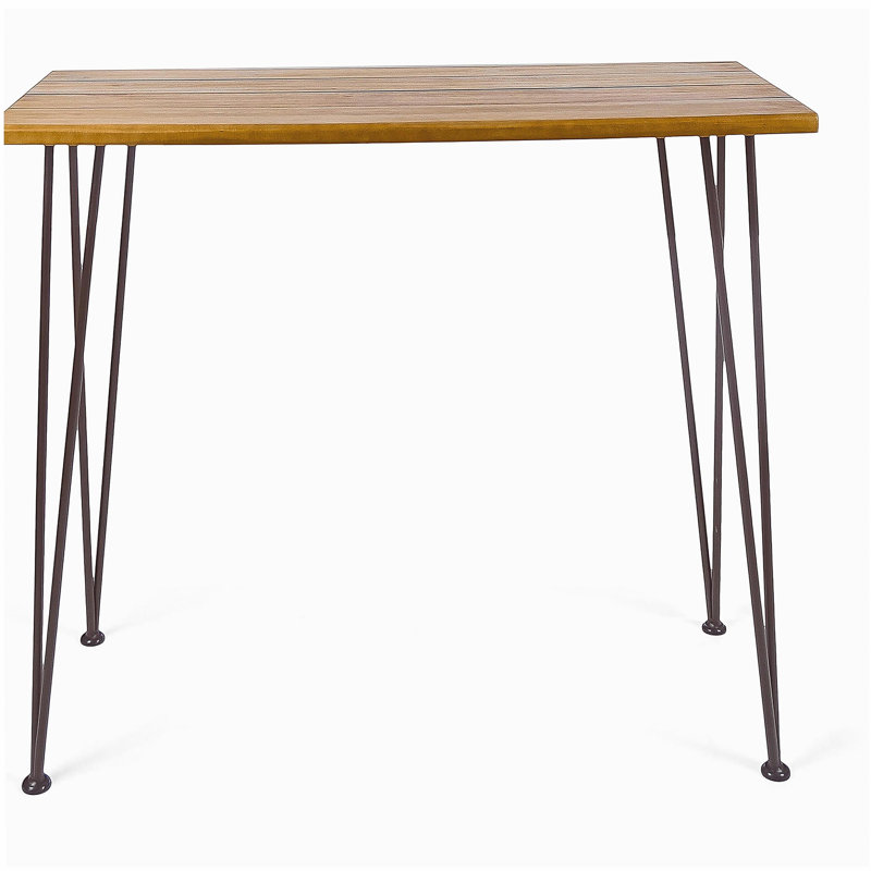 TABLE DE TABLE EN BOIS ET MÉTAL DENALI INDUSTRIAL