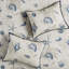 Édredon bleu - motif de tissage croisé 180Tc