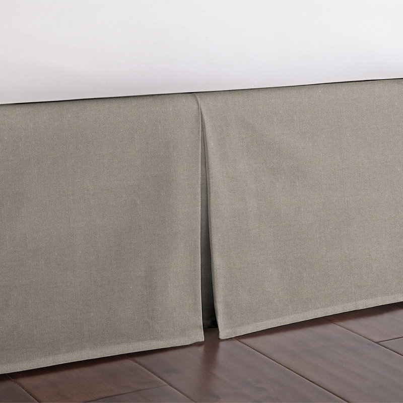 Jupe de lit Luxe, Grand, Naturel, 18"