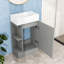 Meuble-lavabo en bois et tablette en céramique-1652307947