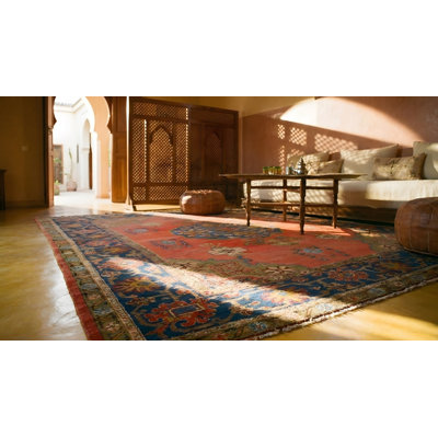 Tapis turc noué à la main Antique Oushak