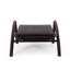 Chaise longue brun foncé - fabrication en résine de polypropylène, aspect 3D pour l'extérieur, détails faits à la main, assemblage requis à l'extérieur, nécessaire