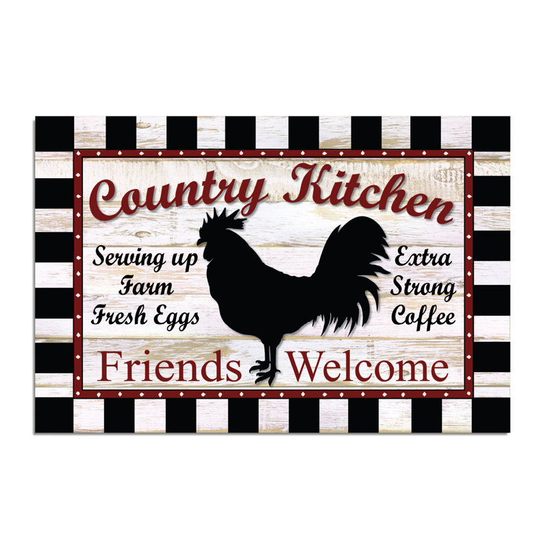 Tapis d'extérieur antidérapant Country Kitchen 27 po x 18 po, Oui
