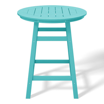 Laguna Round Outdoor Bar Table , 34.9'' in. W 34.9'' in. D
