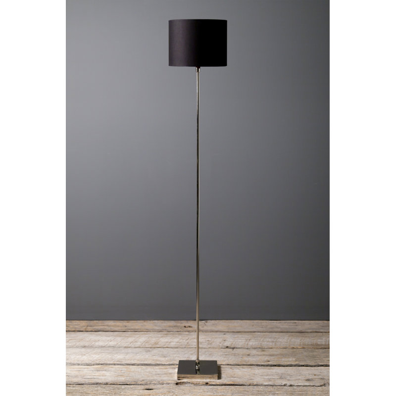Baldy 48'' Silver Traditional Floor Lamp, Green