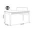 Bureau spacieux de style chinois