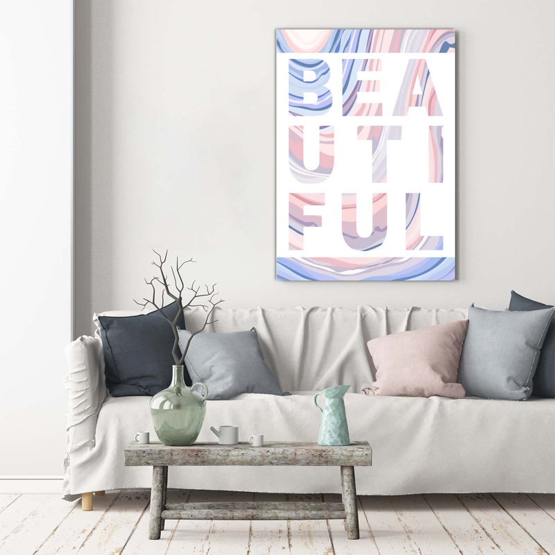 Beautiful - Wrapped Canvas Print