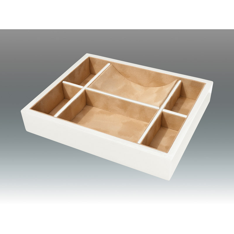 Plateau de table basse Cloverdales, Blanc