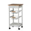Mathie Solid Wood Bar Cart-476520830