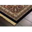 Tapis brun/noir en laine wheeler Cirro-4224136