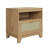 Sheridan 22" W Mid-Century Modern Nightstand with Full Extension Drawer and Shelf in Natural-91028827