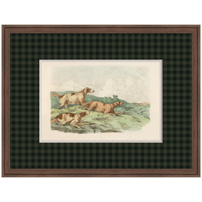 Hounds Henry Thomas Alken Faux Mat by Nostalgia Prints Framed Wall Art Print