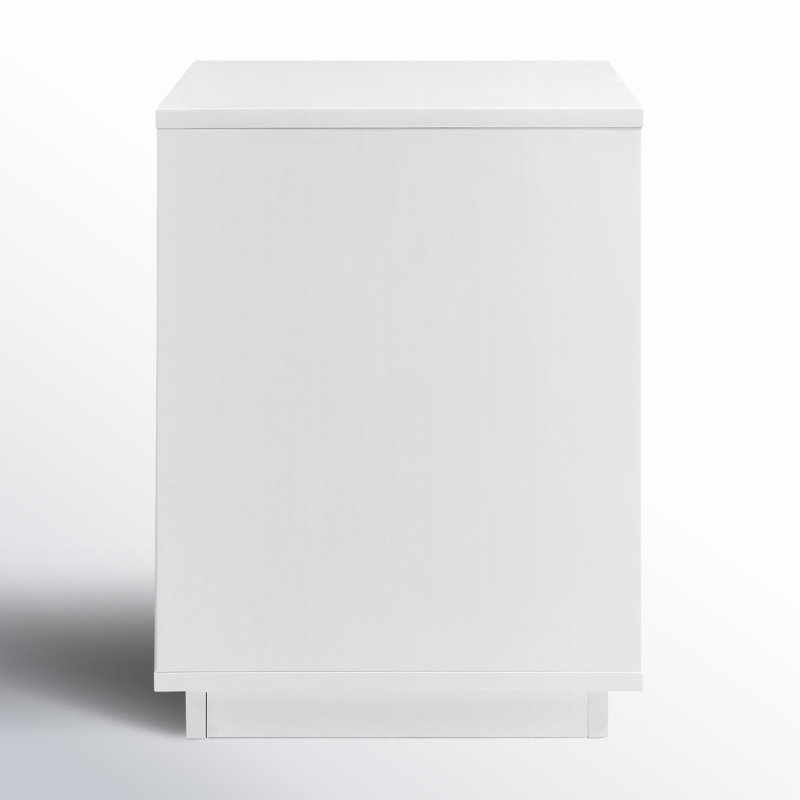 Carson Fully Assembled 2 - Drawer End Table, White