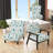 Mystic Enchantment Polka Dots Pattern - Upholstered Modern Side Chair, Polka Dots Accent Chair-1315955746