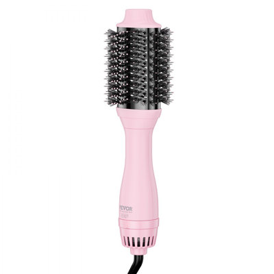 Hair Blow Dryer Brush, Ionic Hot Air Styling Brush with 2.6" & 2.95" Head
