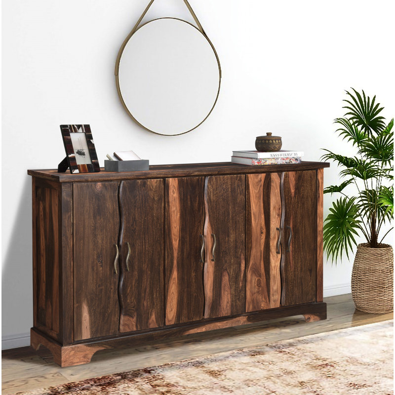 Chaliyah 72'' Solid Wood Sideboard, Walnut 