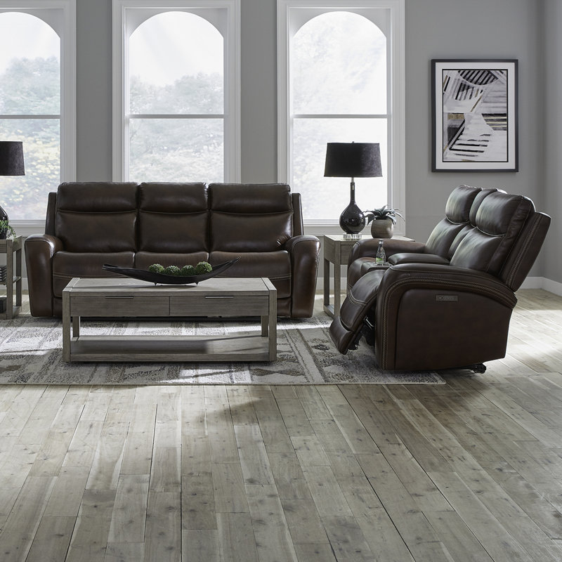 Britaney Zero Gravity Power Sofa & Loveseat w/ Console Set