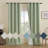 Leming 100% Waterproof and Blackout Solid Color Polyester Linen Textured Grommets Curtains Panel-103536763-99481475