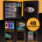 48 Wall Safe Digital Keypad Key Cabinet - Steel, Secure Storage Unit Robust Keys Protection Solution
