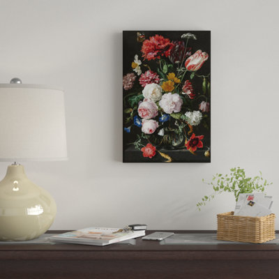 « fleurs xviii », impression sur toile