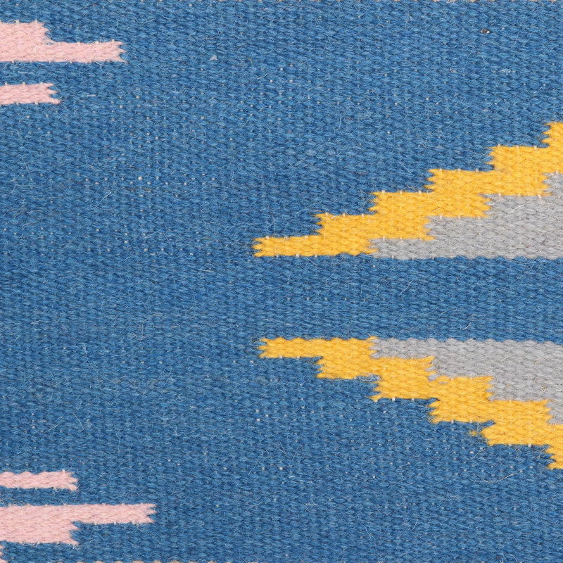Flatweave Wool Abstract Indoor Rug