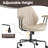 Viola Ergonomic Suede Task Chair with Padded Arms-756584048