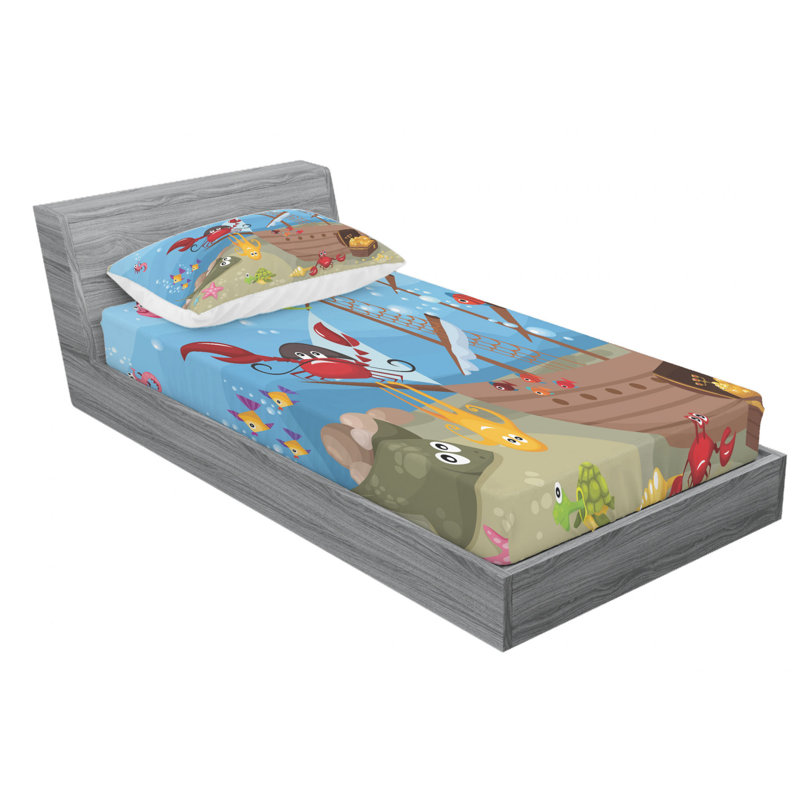 Microfiber Sheet Set, Twin XL Sheet Set with Fitted Sheet