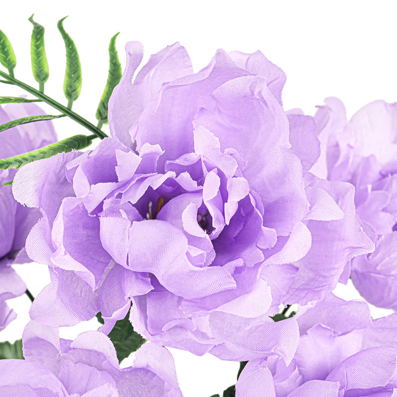 Buisson de pivoines artificielles, Lavande