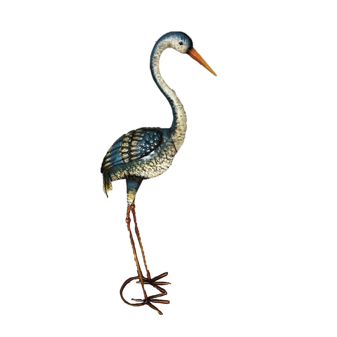 Aguilar Bird Metal Garden Statue Rosecliff Heights