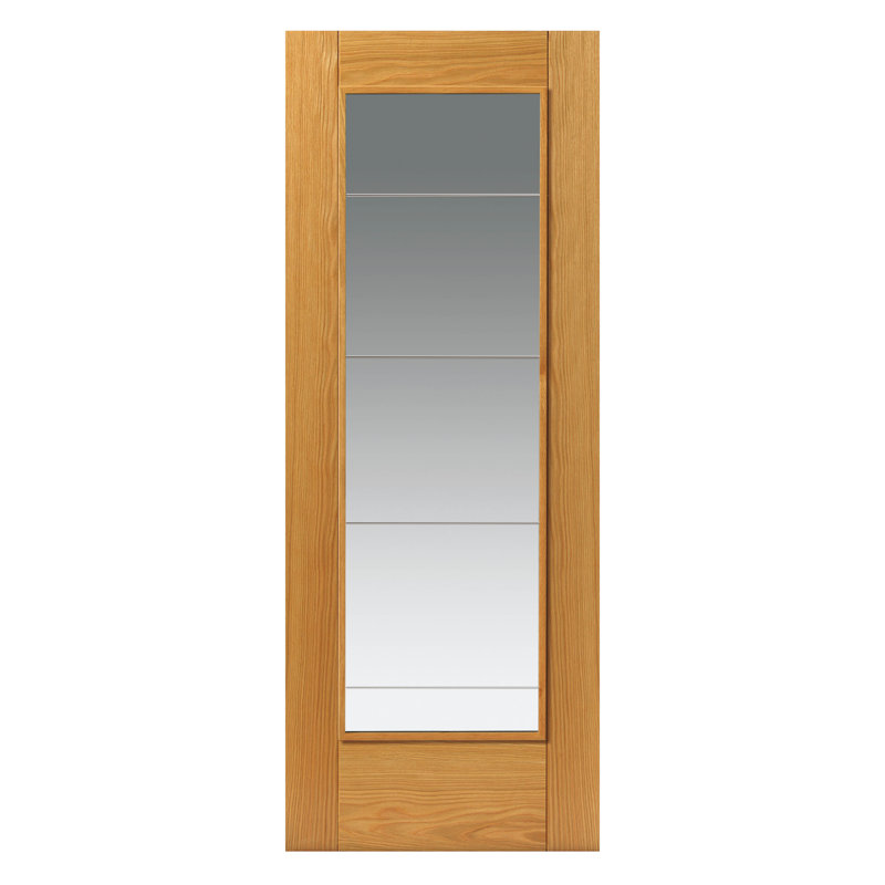 Tigris Internal Door Prefinished, 204cm H x 62.6cm W x 4cm D