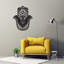 Handmade Boho Abstract Wall Decor on Metal