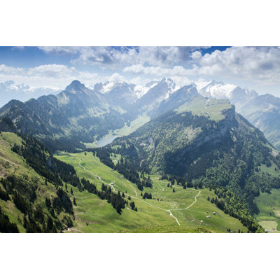 Alpstein Mountain, Switzerland 1 Piece Wrapped Canvas Wall Art