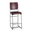 New York Upholstered Stool with Metal Frame-57336252